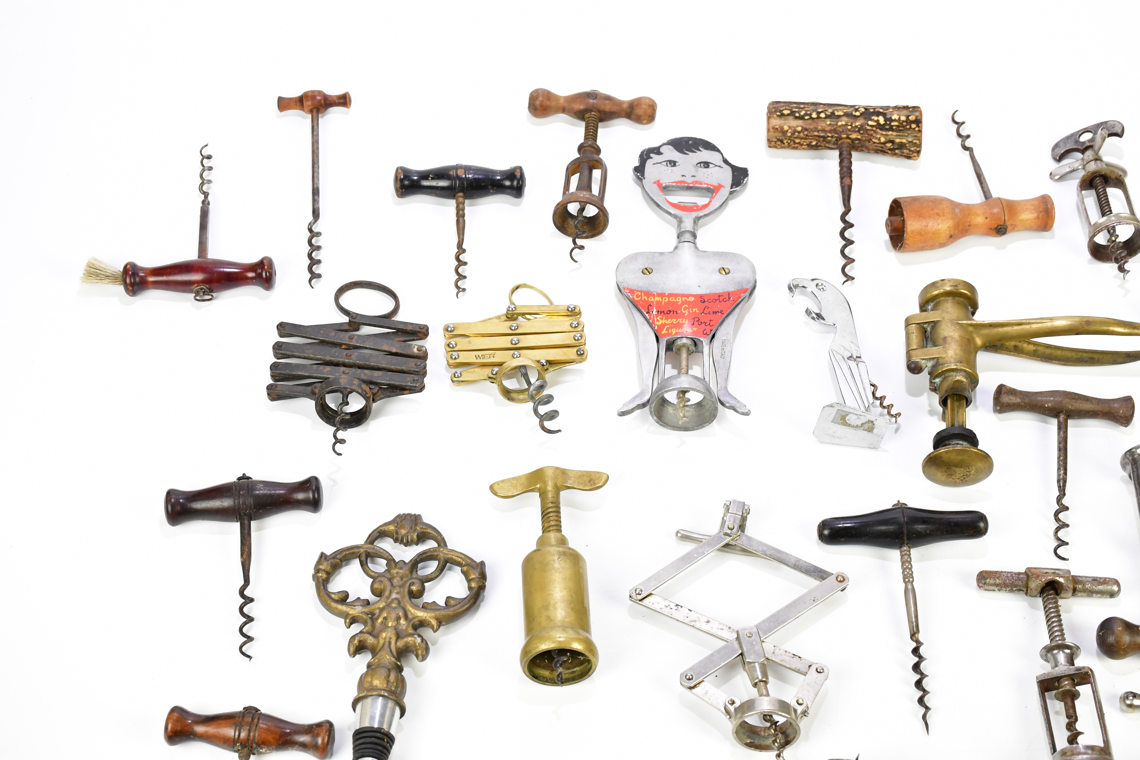 Lot 1199 - A collection of corkscrews to include James