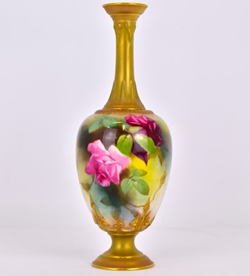 Lot 290 - ROYAL WORCESTER; an early 20th century stem...