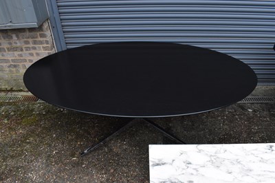 Lot 44 - A large contemporary rectangular table on...
