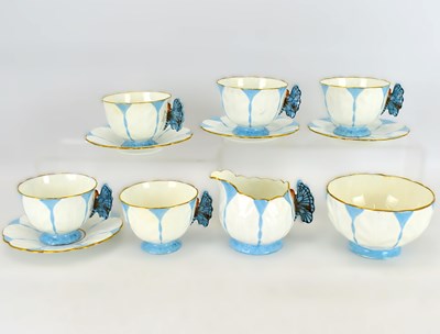 Lot 315 - AYNSLEY, ENGLAND; an eleven-piece part tea...