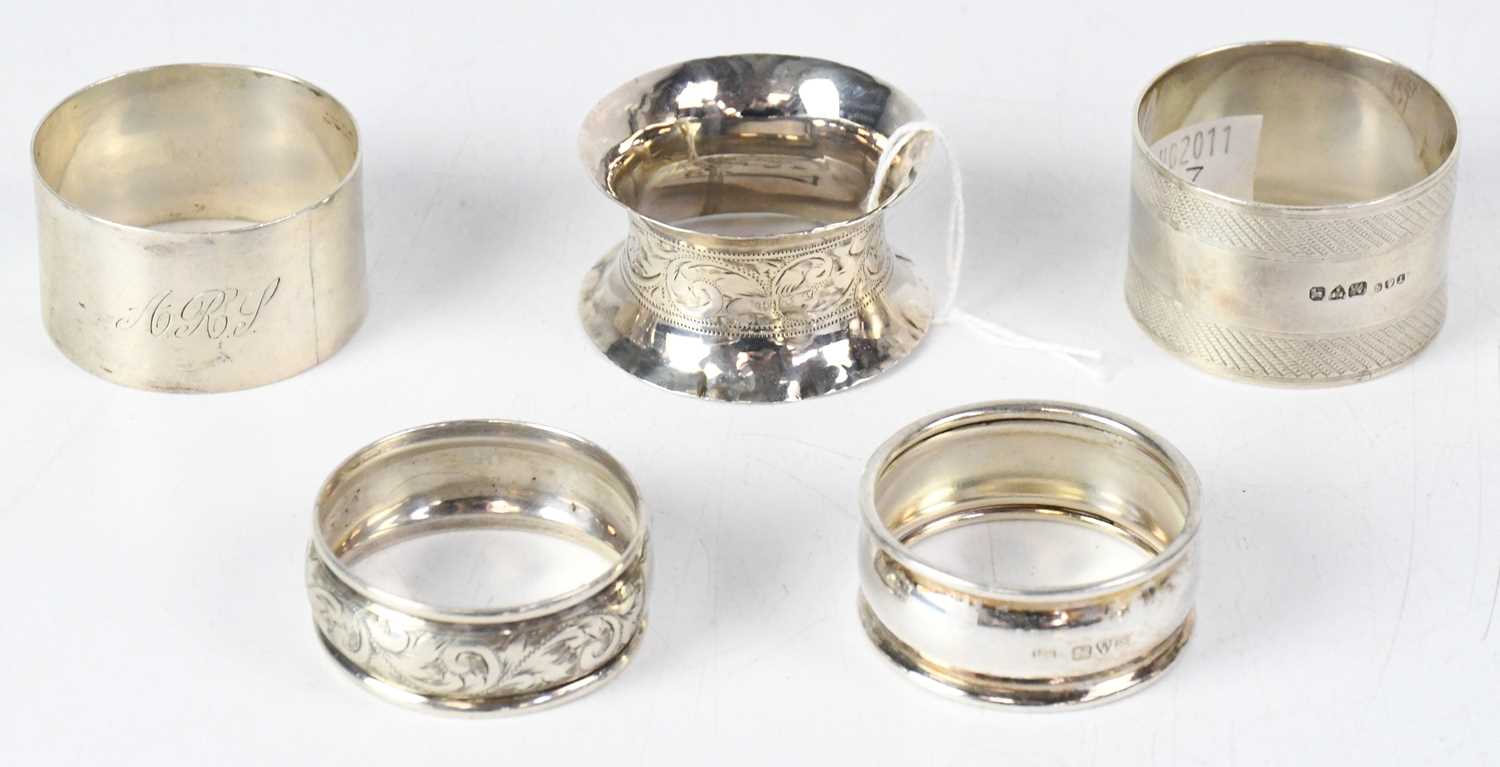 Lot 658 - Eleven various Chester hallmarked silver...