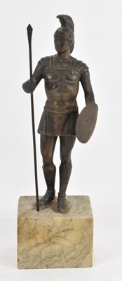 Lot 671 - RON WOOD (1922-2009); a small classical bronze...