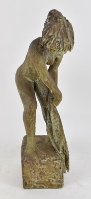 Lot 675 - RON WOOD (1922-2009); a plaster figure of a...