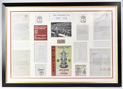 Lot 491 - LIVERPOOL FOOTBALL CLUB; a framed montage of...