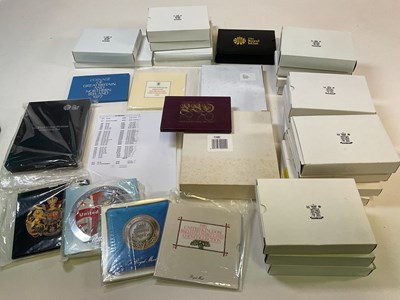 Lot 542 - UK presentation coin sets, mainly proof, as...