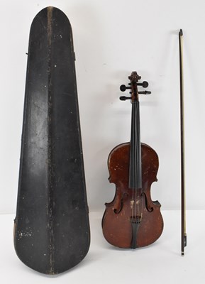 Lot 433 - A full size Maidstone violin, the two piece...