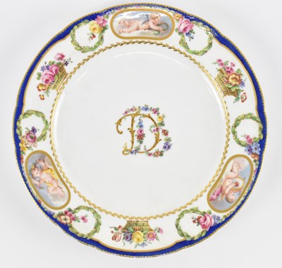 Lot 491 - SEVRES; a late 18th/early 19th century...