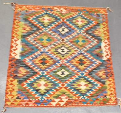 Lot 110 - A handmade Chobi Kilim rug, 145 x 100cm.