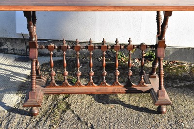 Lot 8 - A Victorian walnut and marquetry inlaid...