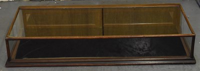 Lot 17 - A mahogany framed table top jeweller's...
