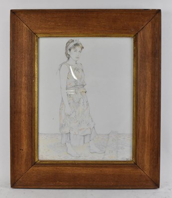 Lot 285 - UNATTRIBUTED; watercolour, portrait of a...