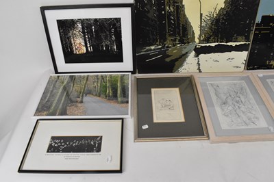 Lot 255 - MATT AYLING; a pair of collagraphs 'Fragments...