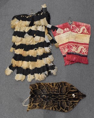 Lot 579 - An Borneo warrior's jacket made from skin and...