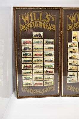 Lot 529 - WILL'S CIGARETTES; four framed displays of...