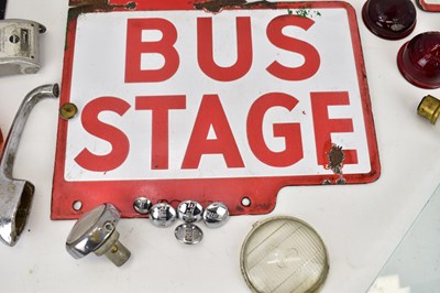 Lot 187 - Two cast aluminium 'Ribble' bus signs, two...