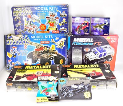 Lot 213 - Nine children's model construction kits...