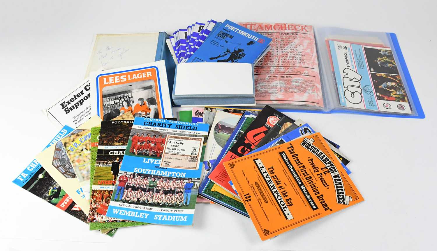 Football Programme Storage Box Lot 490 - A good quantity of football programmes