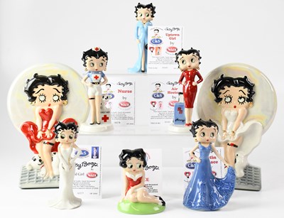 Lot 326 - WADE; six Betty Boop figures comprising 'Air...