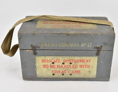 Lot 439 - An RAF Astro Compass MkII, in grey painted...