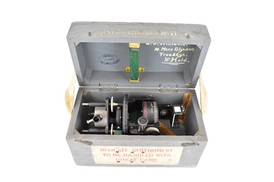 Lot 439 - An RAF Astro Compass MkII, in grey painted...