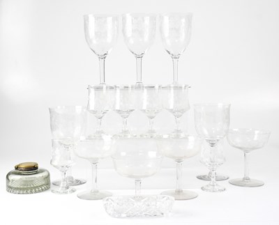 Lot 337 - A small quantity of drinking glasses...