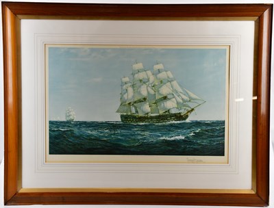 Lot 2417 - MONTAGUE DAWSON; a signed print, shipping...