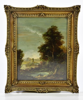 Lot 2577 - AFTER THE ANTIQUE; oil on panel, a Continental...