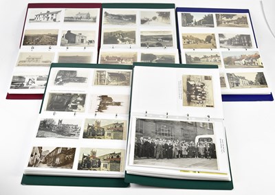 Lot 410 - MACCLESFIELD INTEREST; five albums of local...