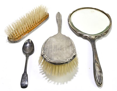 Lot 2550 - ADIE BROS; a George V hallmarked silver three...
