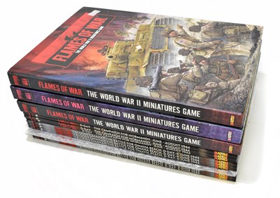 Lot 888 - FLAMES OF WAR; two hardback gaming books and...