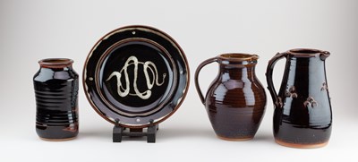 Lot 225 - HUGH MACTAVISH for Argyll Pottery; two...