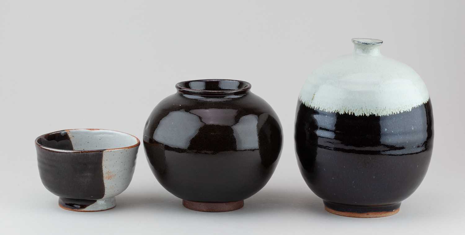 Lot 235 - JACOB BODILLY (born 1986); a stoneware bottle,...