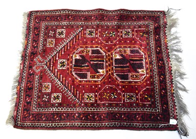 Lot 101 - A Mihrab Daulatabad 'Beshir' red ground rug,...