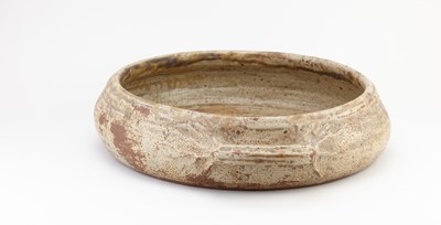 Lot 102 - DAN ARBEID (1928-2010); a large stoneware twin...