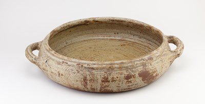 Lot 102 - DAN ARBEID (1928-2010); a large stoneware twin...