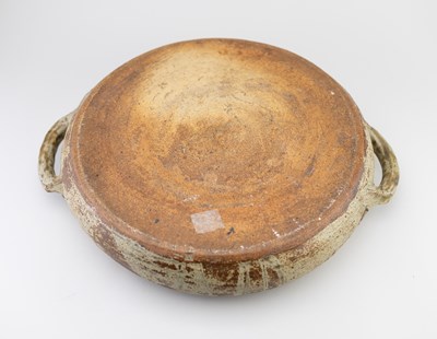 Lot 102 - DAN ARBEID (1928-2010); a large stoneware twin...