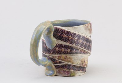 Lot 61 - CAROL McNICOLL (born 1943); an earthenware mug...