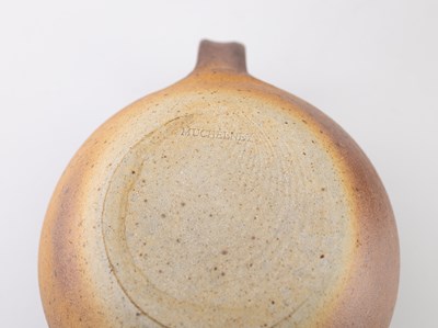 Lot 323 - Muchelney Pottery; a stoneware flagon with...