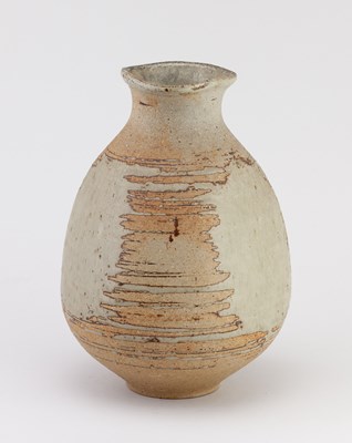 Lot 56 - BARBARA CASS (1921-1992); a faceted stoneware...