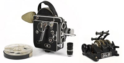 Lot 160 - BOLEX; a H16 Reflex camera, together with a...