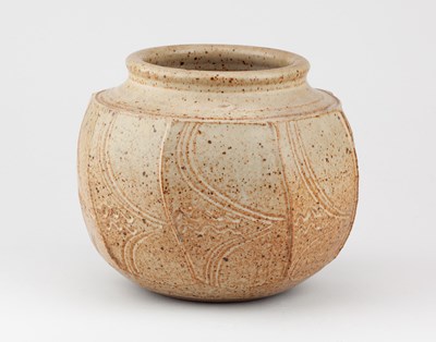 Lot 131 - DAVID LLOYD JONES (1928-1994); a stoneware cut...