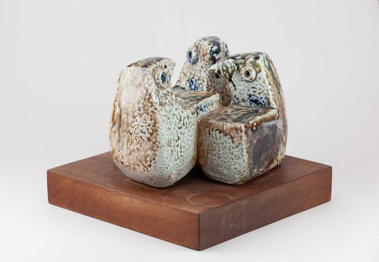 Lot 433 - MURIEL MOODY (1907-1991); a salt glazed...