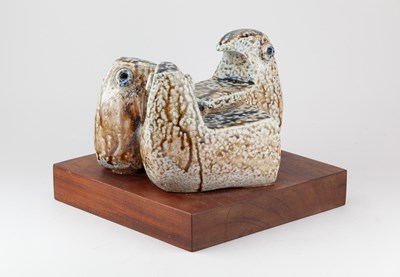 Lot 433 - MURIEL MOODY (1907-1991); a salt glazed...