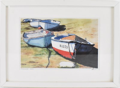 Lot 300 - S. A. THOMPSON; modern signed print,...