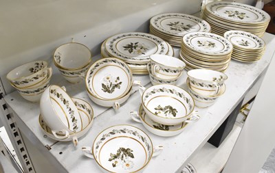 Lot 513 - ROYAL WORCESTER; a part tea and dinner service...