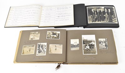 Lot 331 - A mid 20th century leather bound photograph...