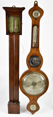 Lot 2155 - A 19th mahonagy wheel barometer, signed 'Bond...