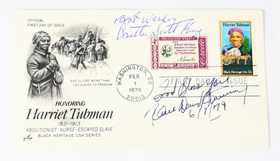 Lot 512 - A first day cover commemorating Harriet Tubman,...