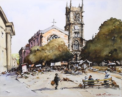 Lot 1227 - BERNARD MCDONALD (born 1944); watercolour, ‘St...