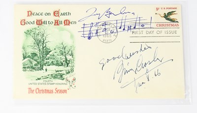 Lot 554 - A Christmas themed first day cover bearing...